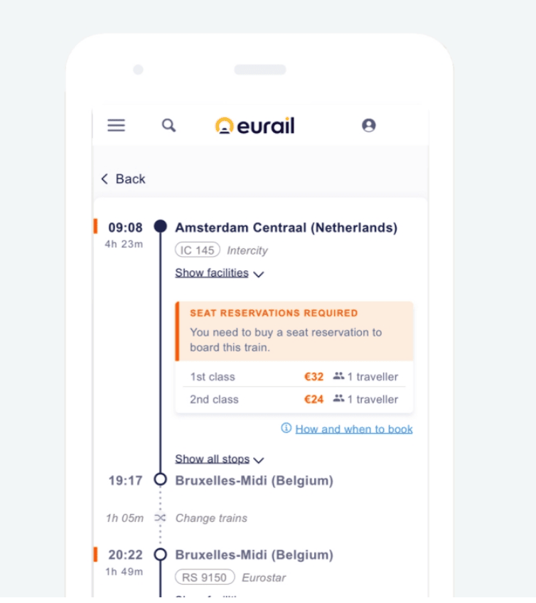 歐洲火車通行證｜APP開通使用指南
